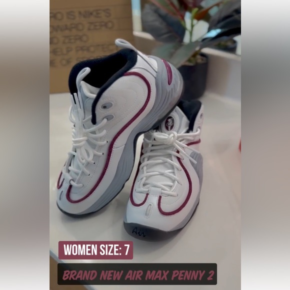 Air Max Penny 2 rosewood size 7 - Picture 3 of 6